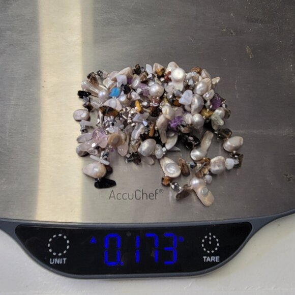 Multistrand Pearl Nugget Necklace Multistrand Pearl Necklace - Picture 14 of 14